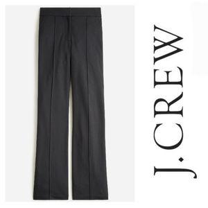 J. Crew NEW Black Ponte Knit Demi Boot Pant Size 8 Kick Out NEW NWT
